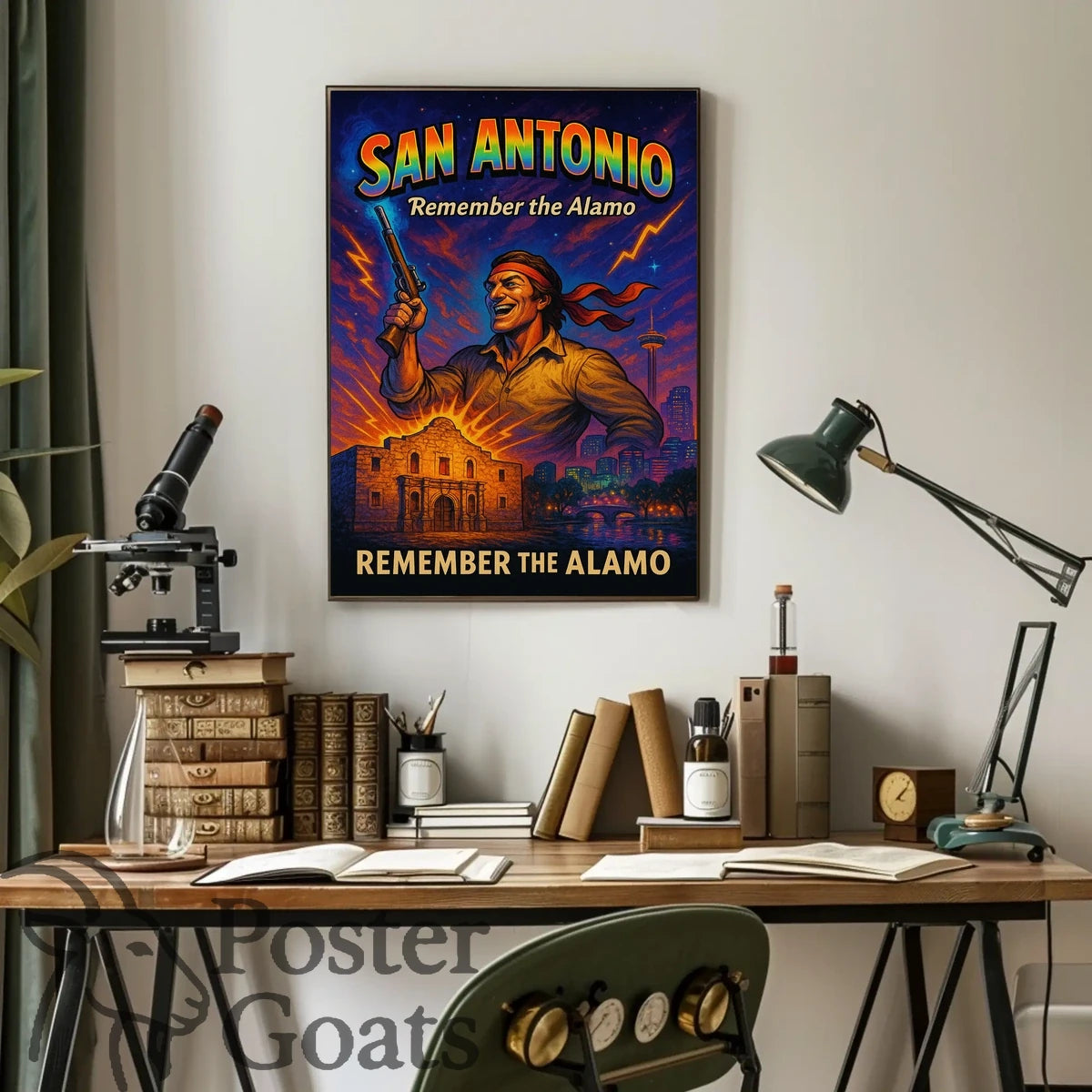 Battle of the Alamo Defiant Spirit Cultural or Heritage Poster