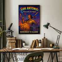 Battle of the Alamo Defiant Spirit Cultural or Heritage Poster