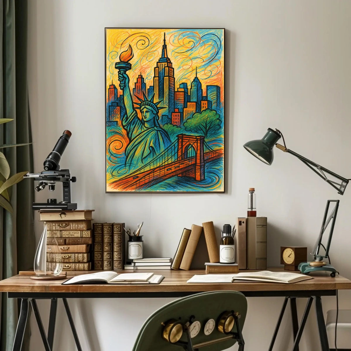 Vibrant New York Cityscape