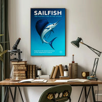 Sailfish The Fastest Fish in the Ocean Poster PosterGoat