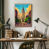 Cleveland Skyline Poster
