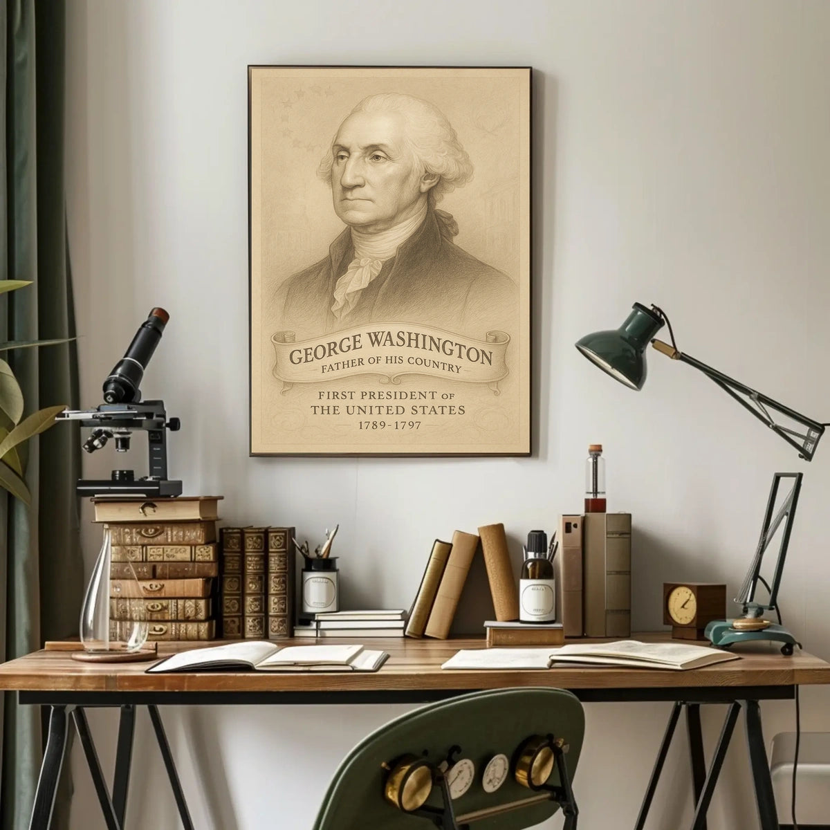 George Washington 1st President Poster