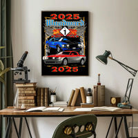 Woodward 2025 Car Show Poster