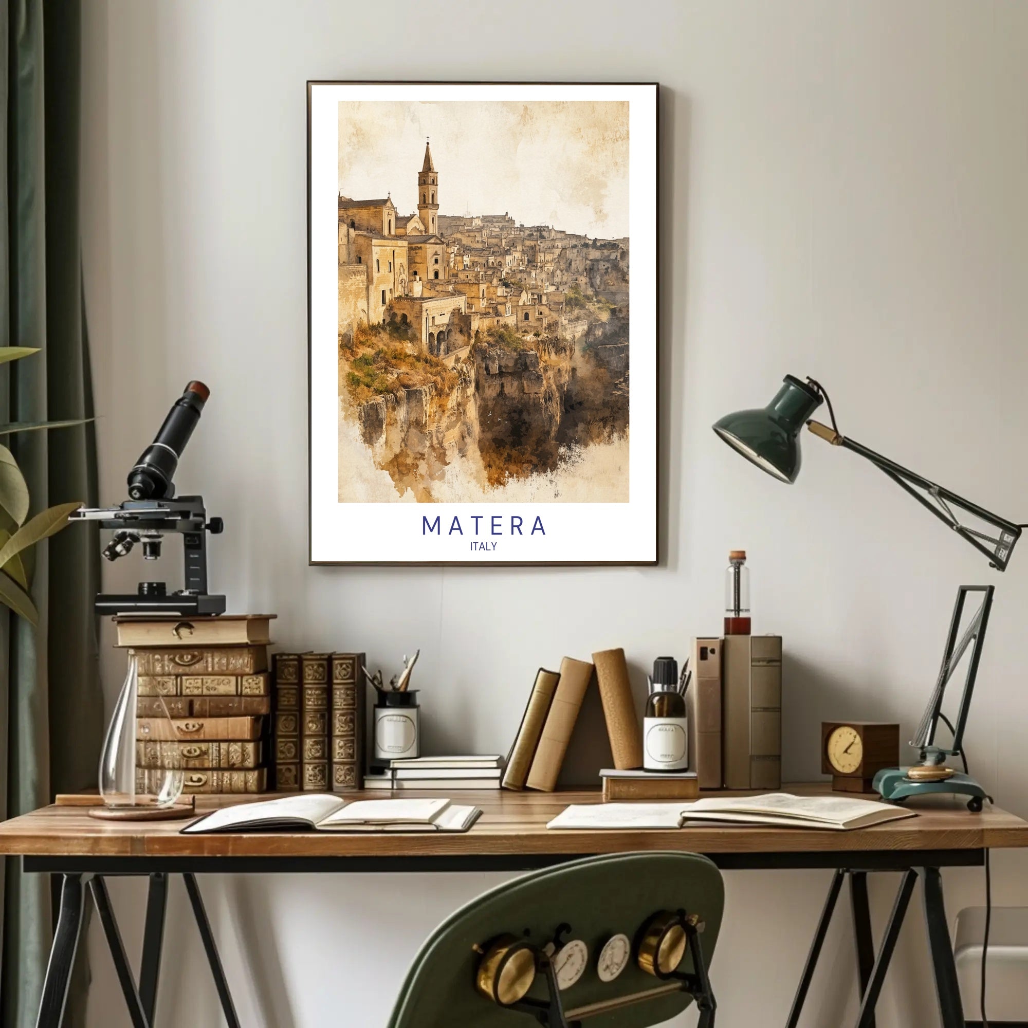Matera: A Timeless Landscape Poster PosterGoat