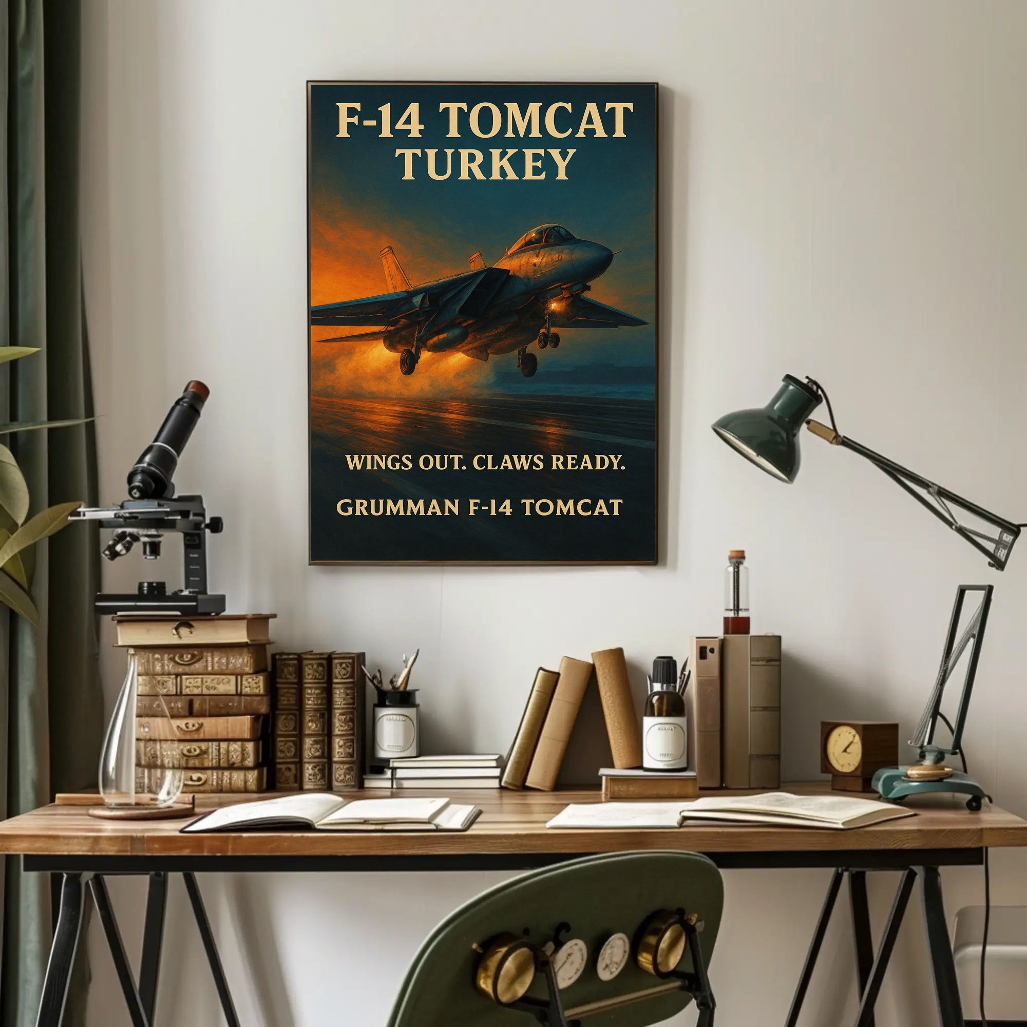 F-14 Tomcat Fighter Jet Poster