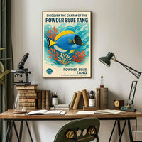 Discover the Charm of the Powder Blue Tang Poster