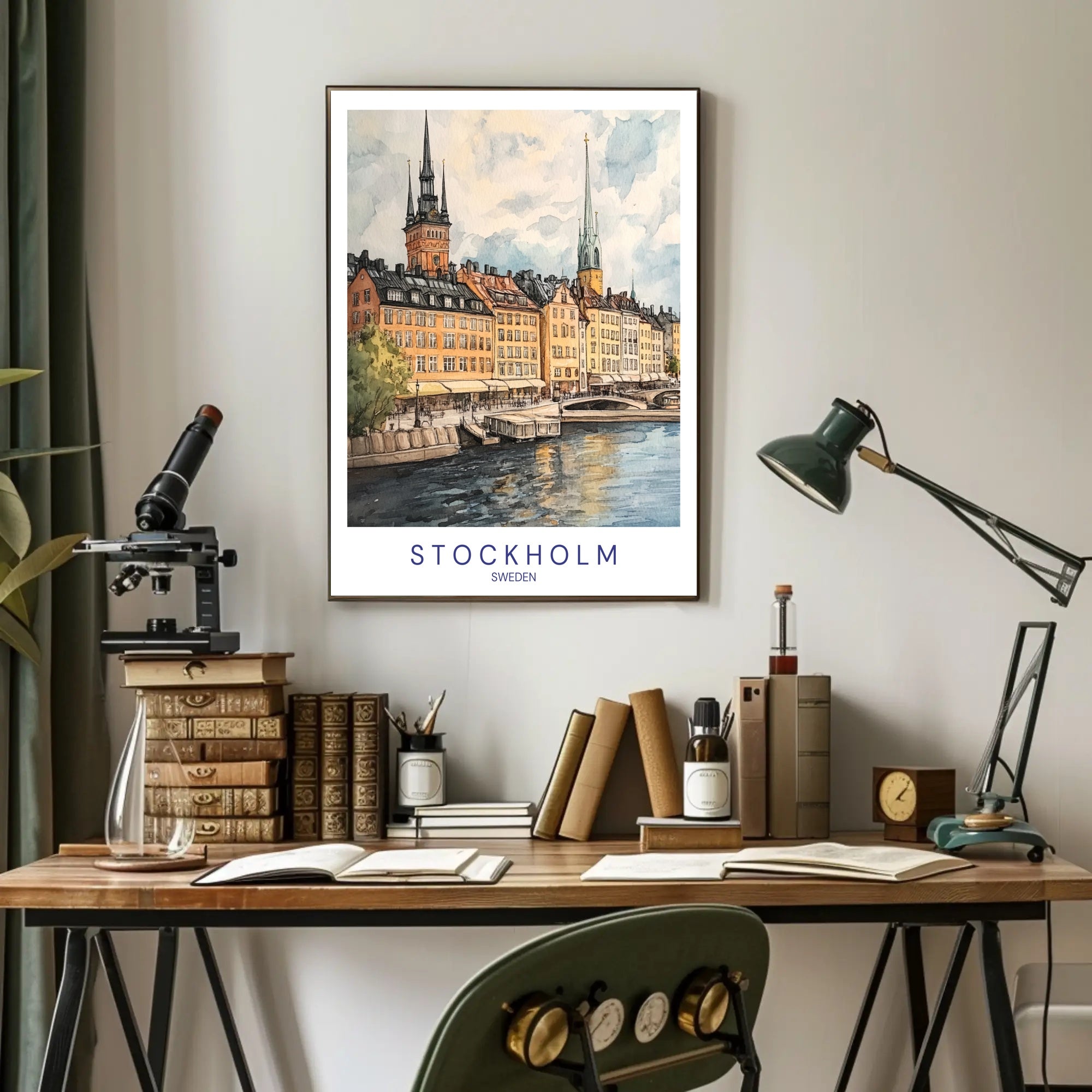 Scenic Stockholm Poster PosterGoat