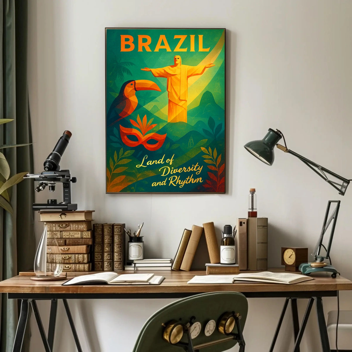 Brazil Land Of Diversity And Rhythm Poster