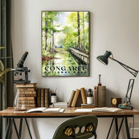 Congaree Watercolor Wall Art Poster