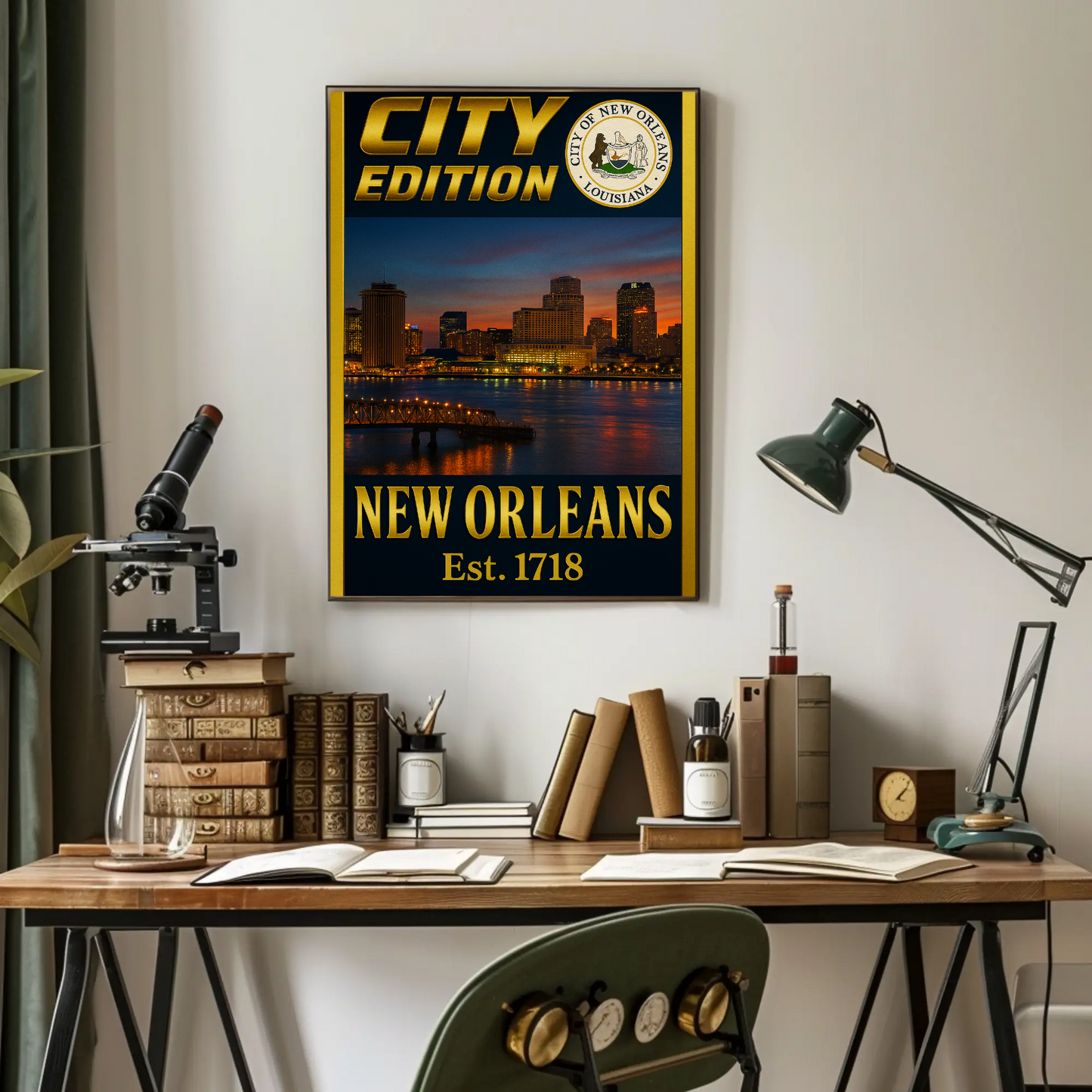 New Orleans City Edition Travel Poster