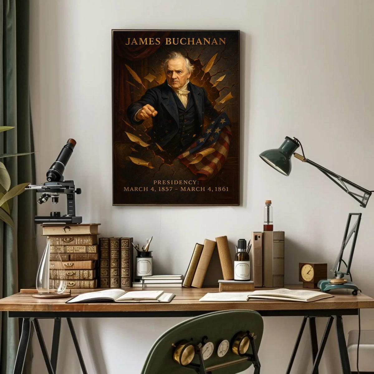 James Buchanan Presidency Poster