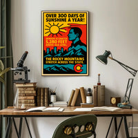 Colorado Sunshine and Elevation Poster