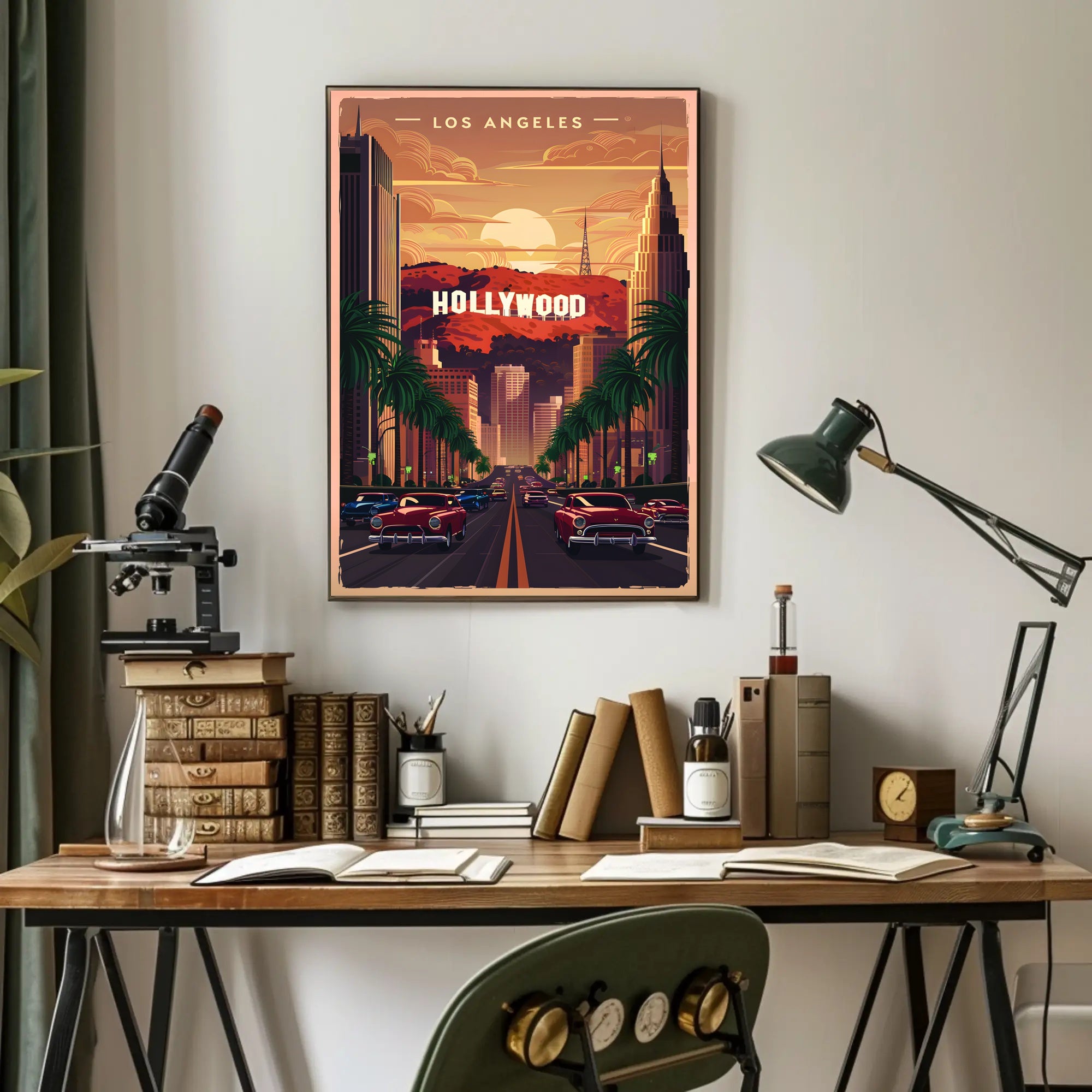 Retro Los Angeles Vibes Poster