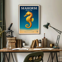 Seahorse Marine Life Poster PosterGoat