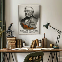Millard Fillmore 13th President of the United States Reflections Poster