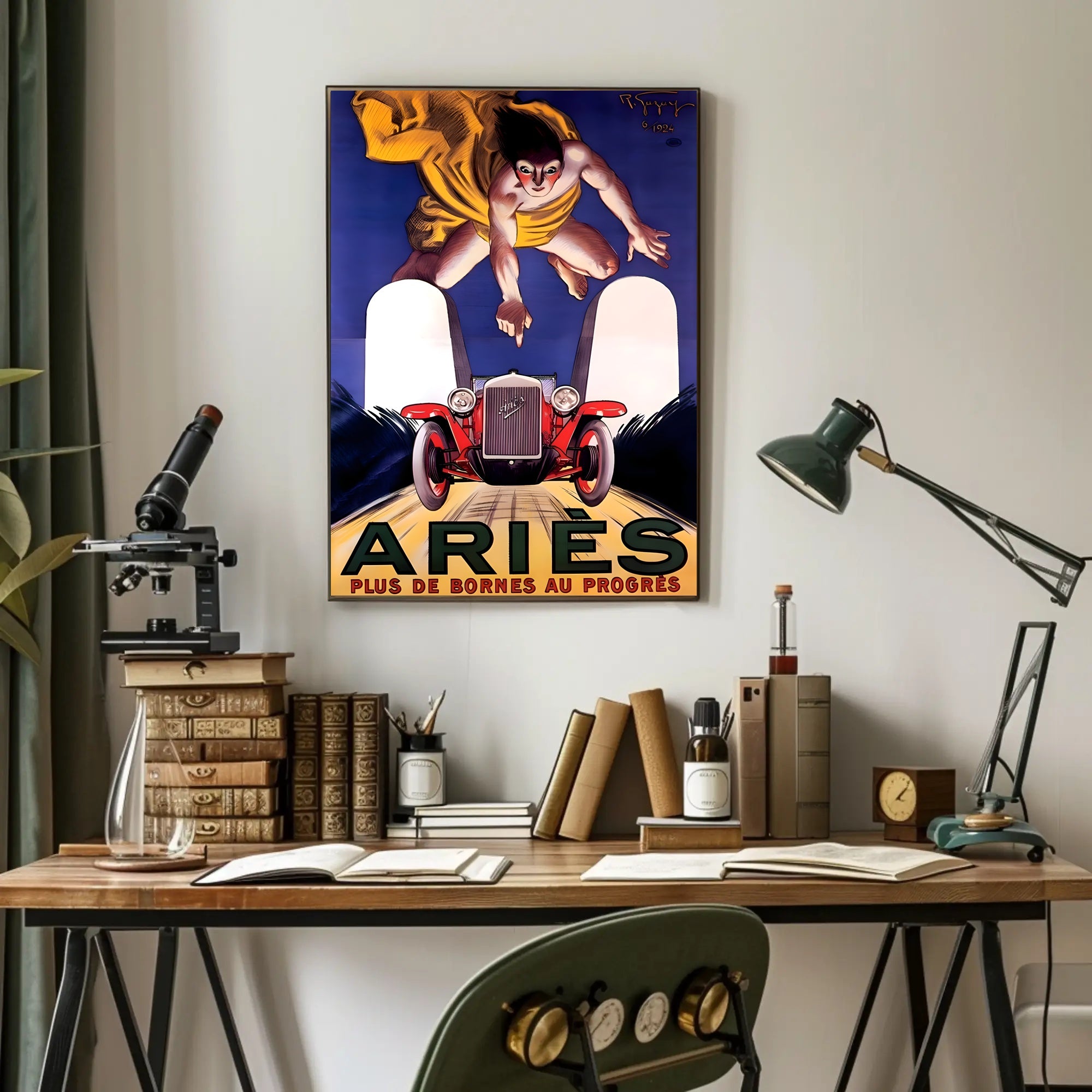 Aries Automotive Advertisement Poster