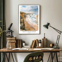 Great Ocean Road Scenic Travel Poster PosterGoat