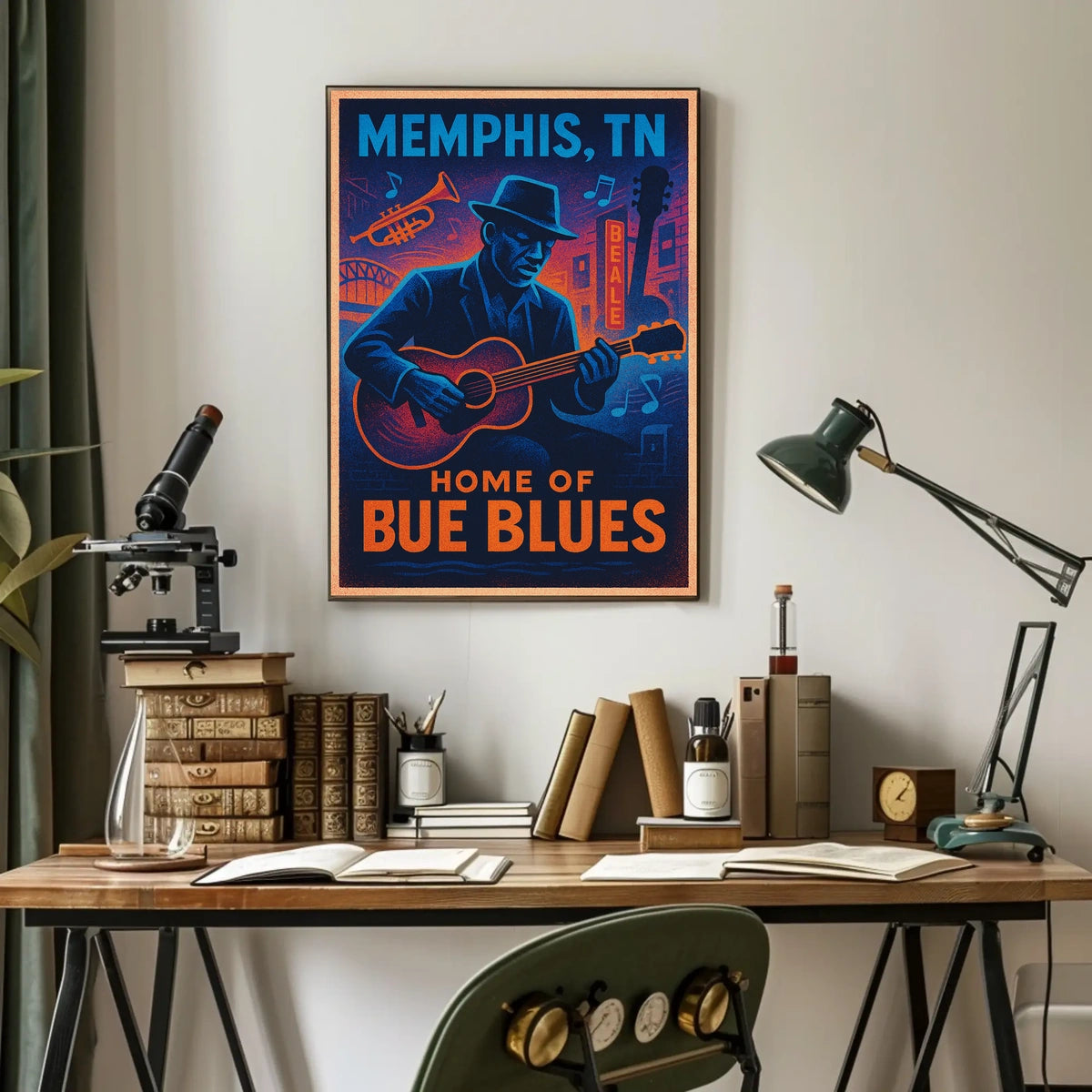 Memphis Blues Poster