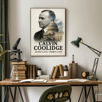 Calvin Coolidge 30th President of the United States Reflections Poster