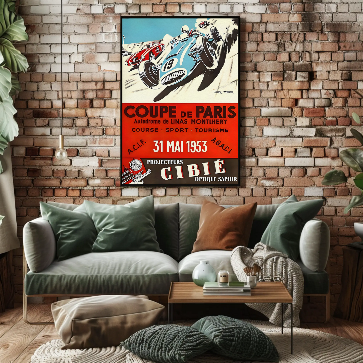 Coupe de Paris – 1953 Race Poster