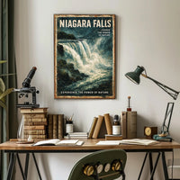Niagara Falls The Power of Nature Poster PosterGoat