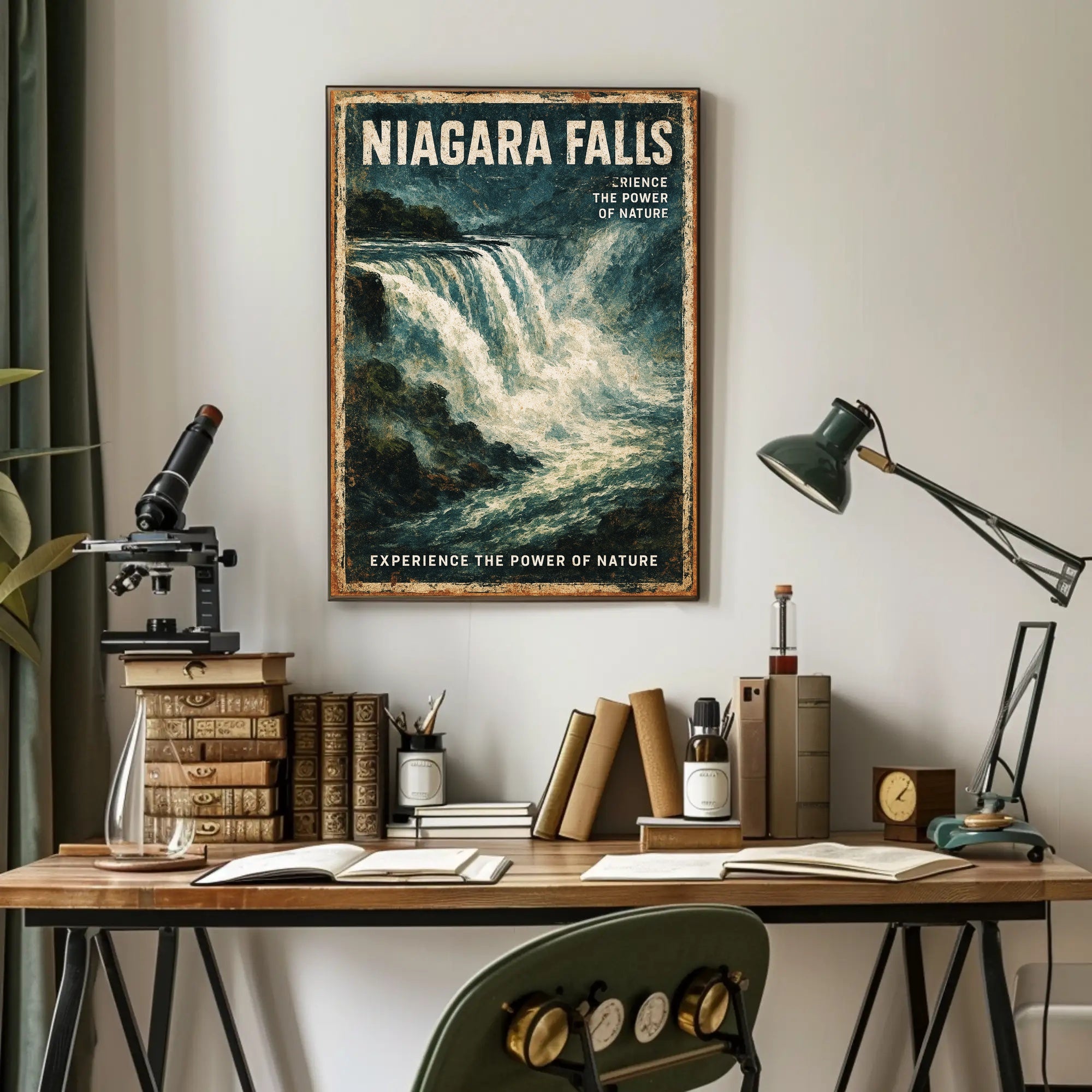 Niagara Falls The Power of Nature Poster PosterGoat