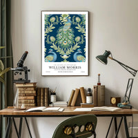 William Morris Cotton Prints Exhibition Poster