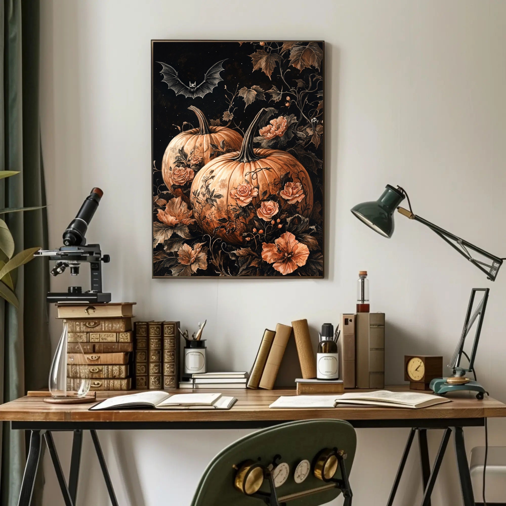 Enchanted Autumn Night Poster