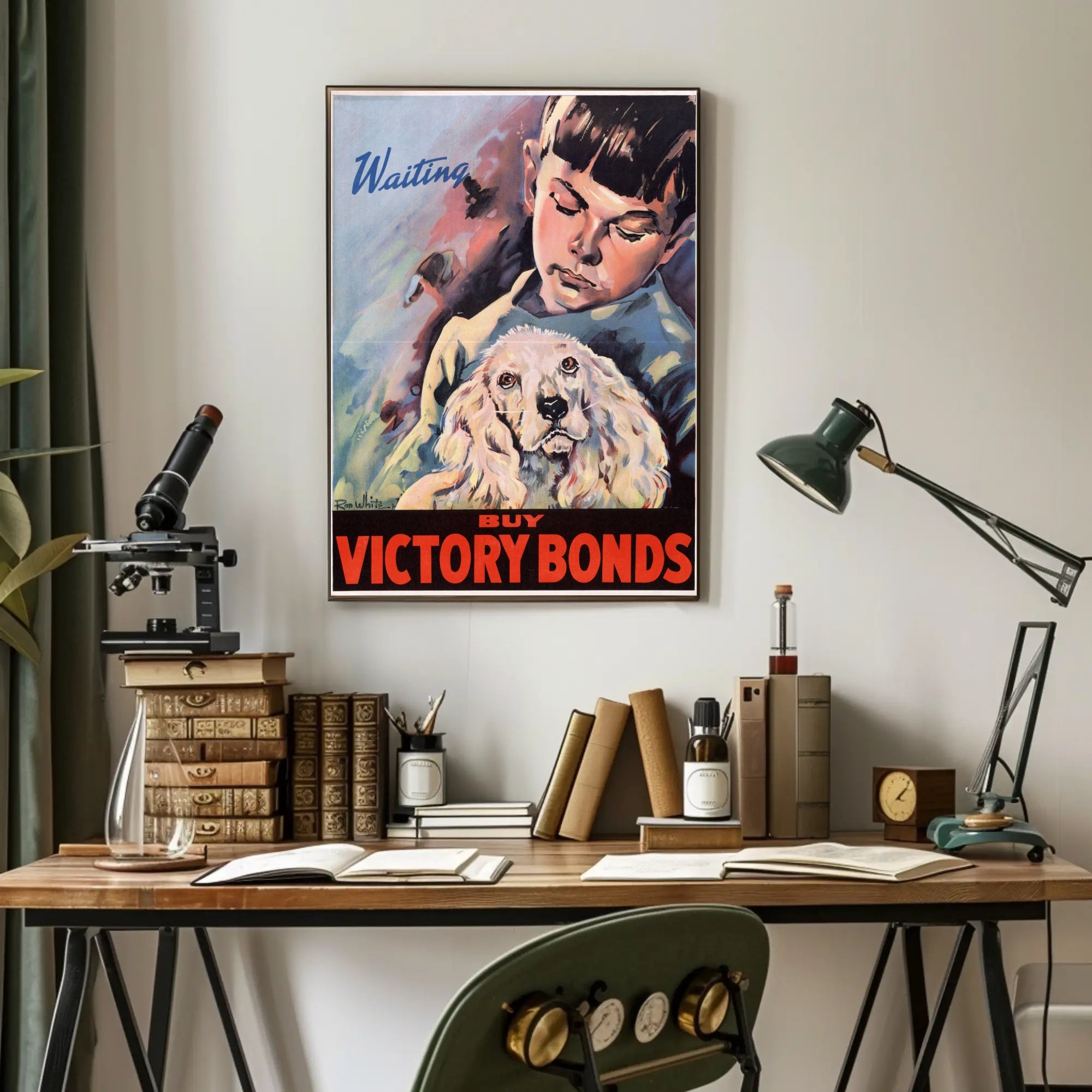Waiting for Victory Poster PosterGoat