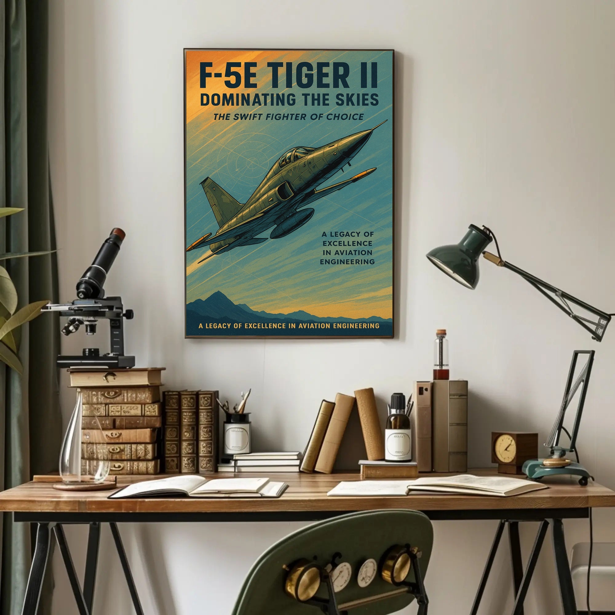 F-5E Tiger II Dominating the Skies Poster PosterGoat