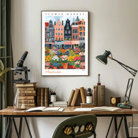 Amsterdam Flower Market Poster PosterGoat