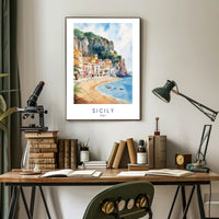 Scenic Sicily Poster PosterGoat