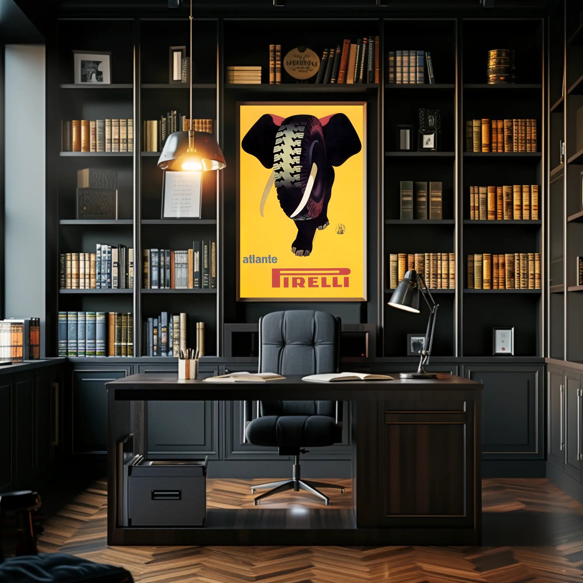 Pirelli Elephant Tire Poster