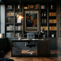New Orleans The Birthplace Of Jazz Poster