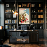 Soviet Era Youth Camp Inspirational Propaganda Poster