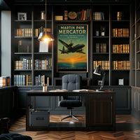 Martin P4M Mercator Vintage Military Recruitment Poster