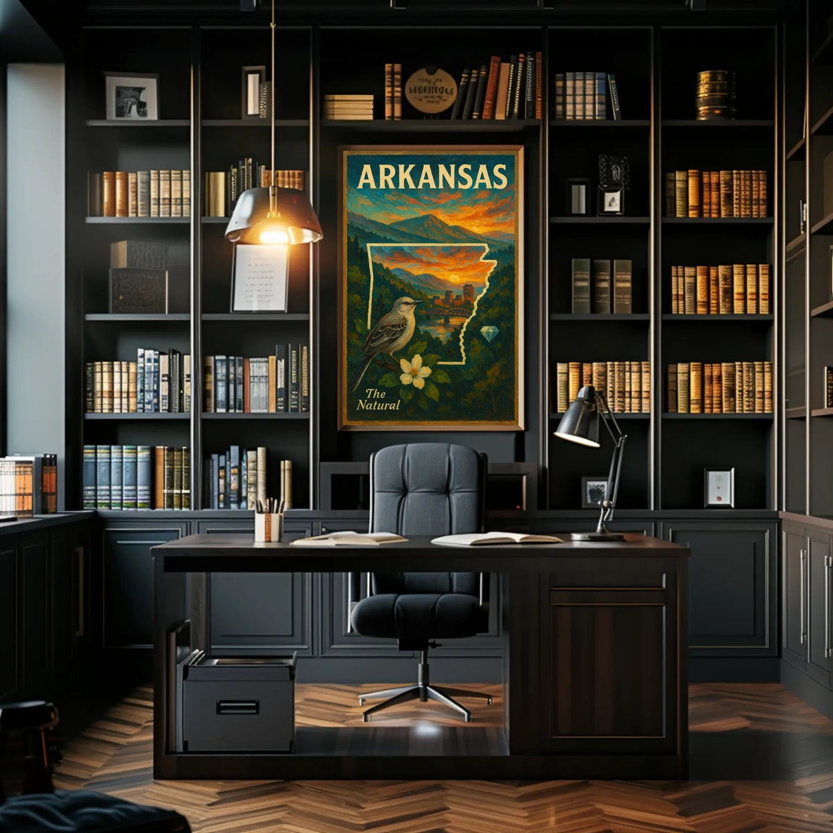 Arkansas The Natural State Poster