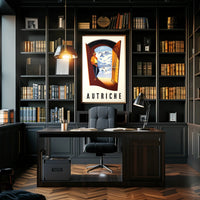 Skiing in Austria Poster PosterGoat