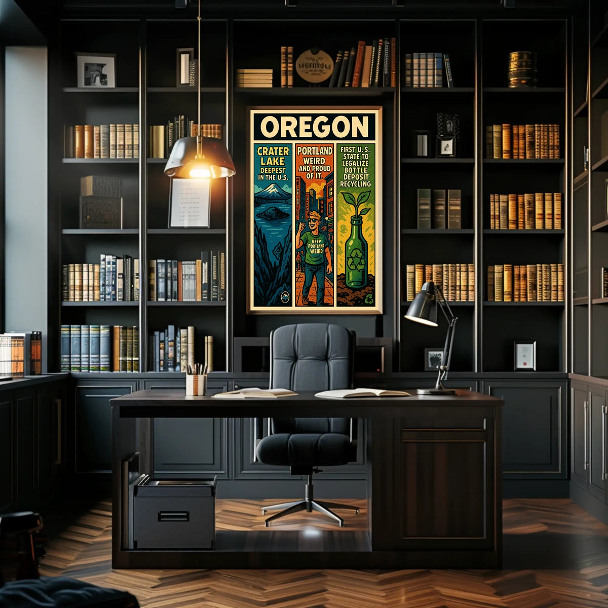 Discover Oregon Poster