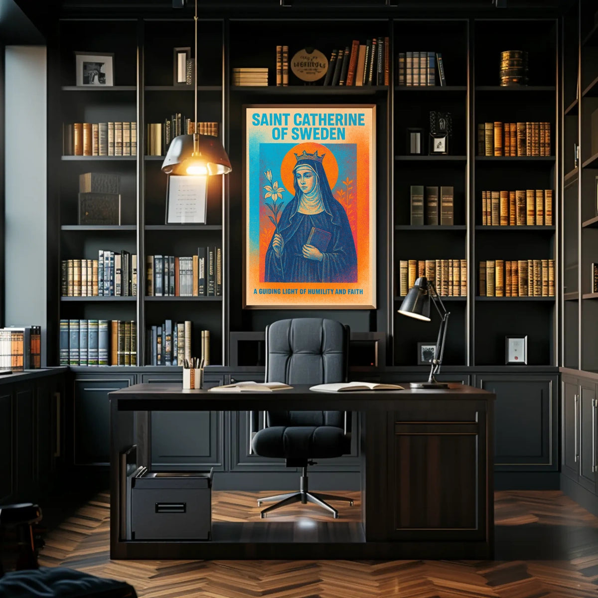 Saint Catherine of Sweden Poster