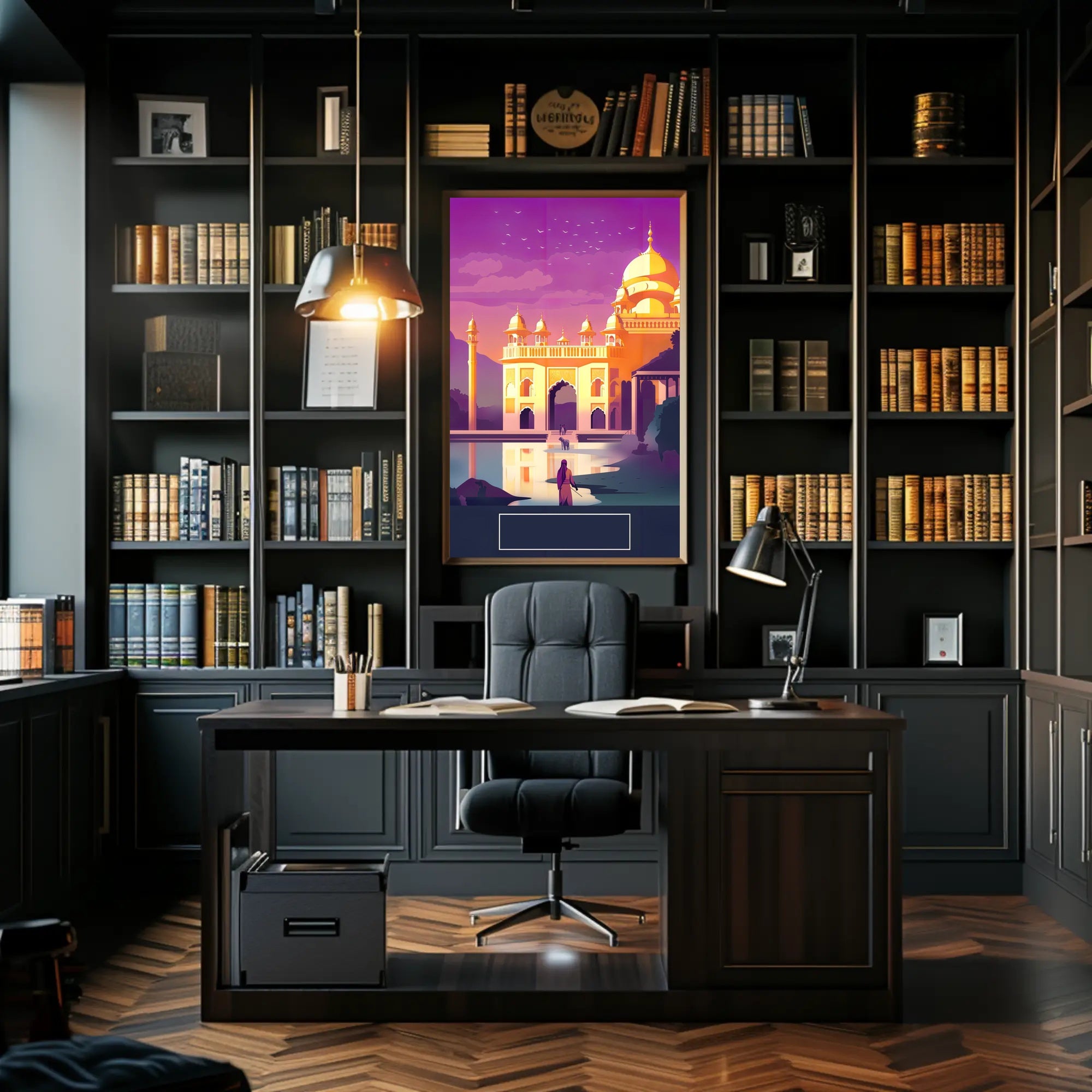 Tranquil Evening at the Palace Poster