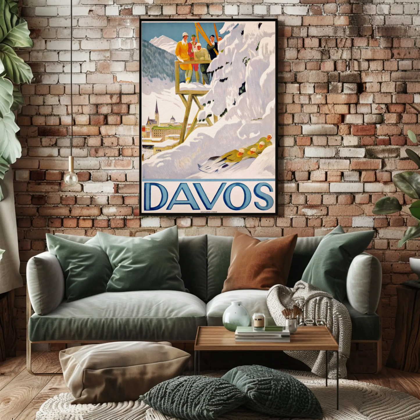 Davos Winter Sports Poster