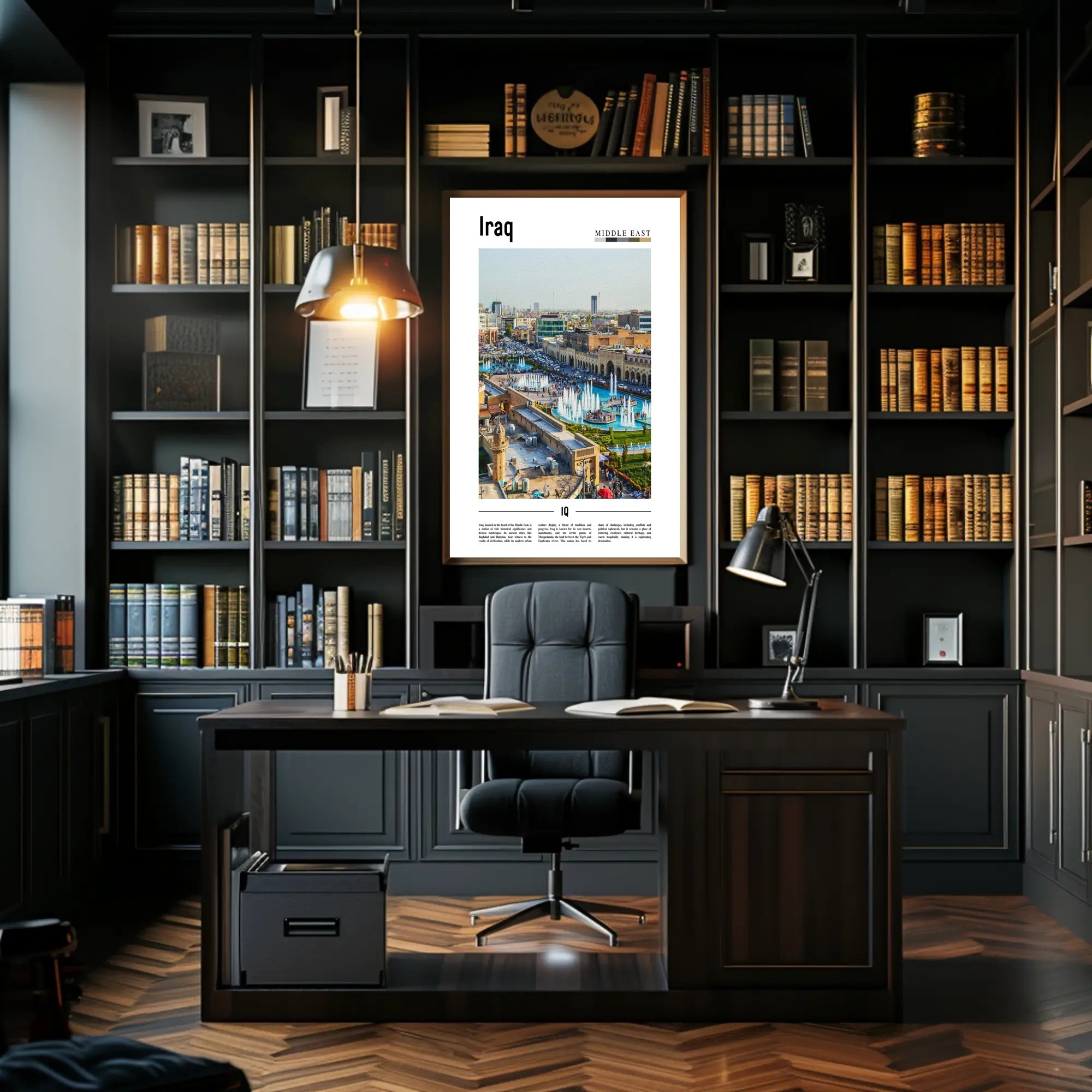 Iraq Urban Landscape Blend: Cultural or Heritage Poster PosterGoat