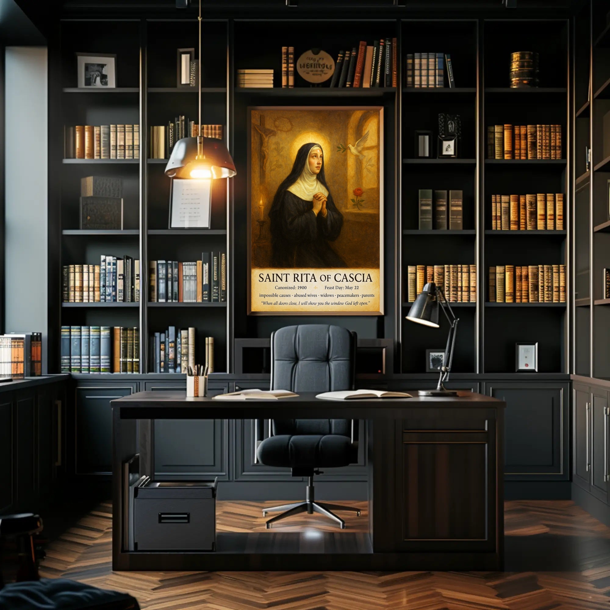 Saint Rita of Cascia Poster PosterGoat