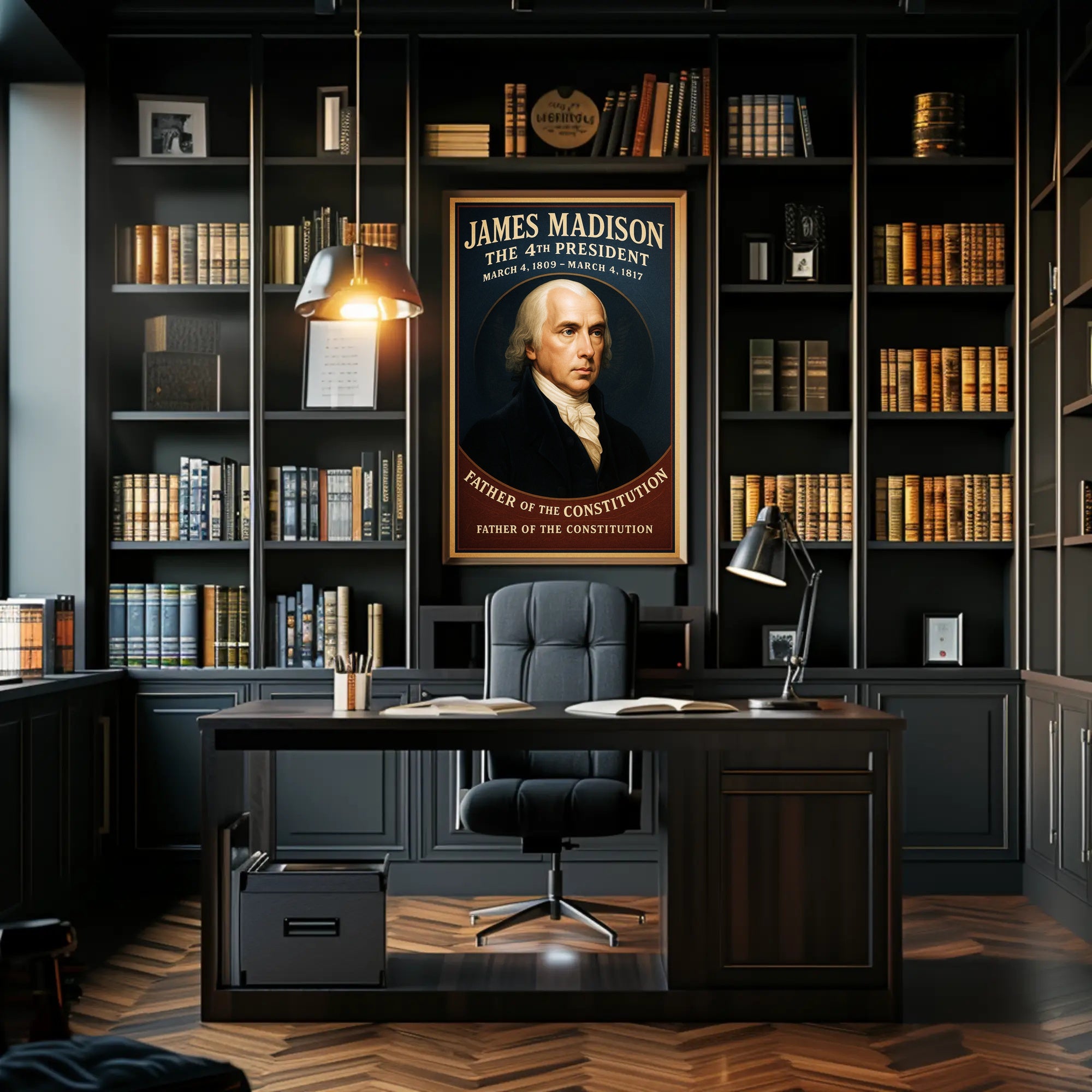 James Madison 4th President Poster PosterGoat