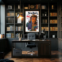 New York Adventure Awaits Travel Poster Modern Wall Art