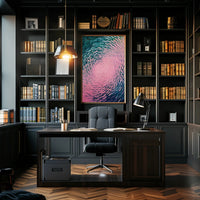 Swirling Colors Abstract Poster Art Print