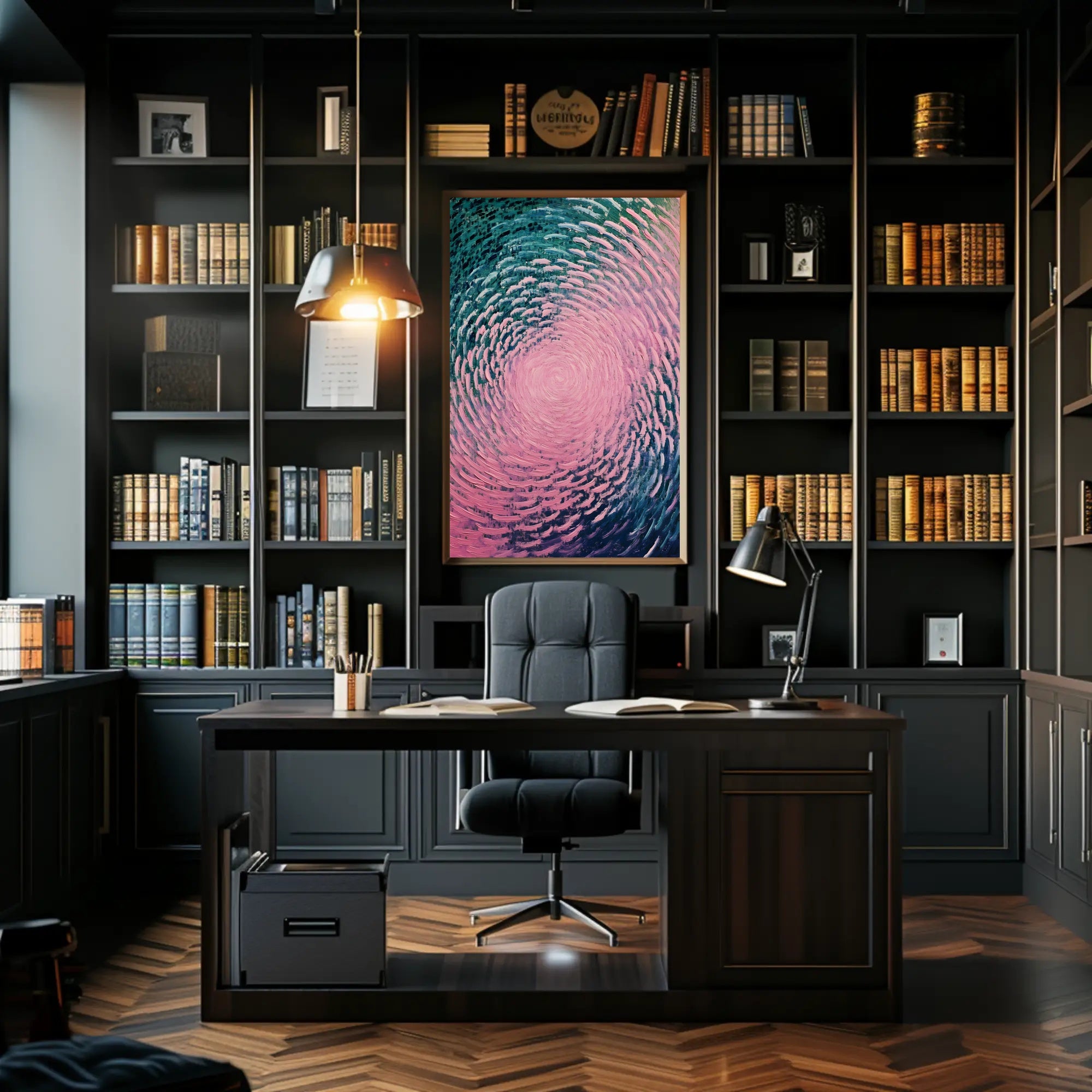 Swirling Colors Abstract Poster Art Print