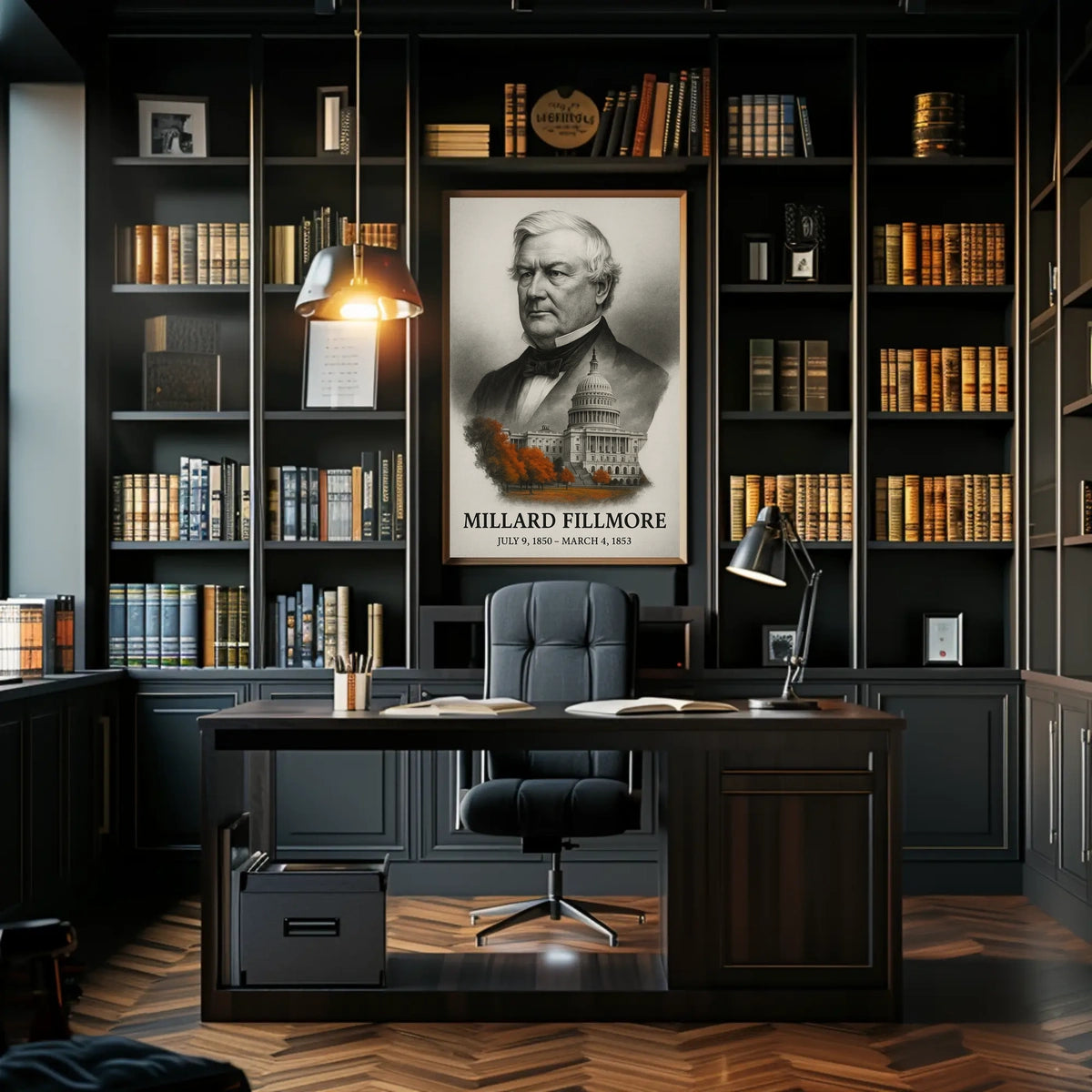 Millard Fillmore 13th President of the United States Reflections Poster