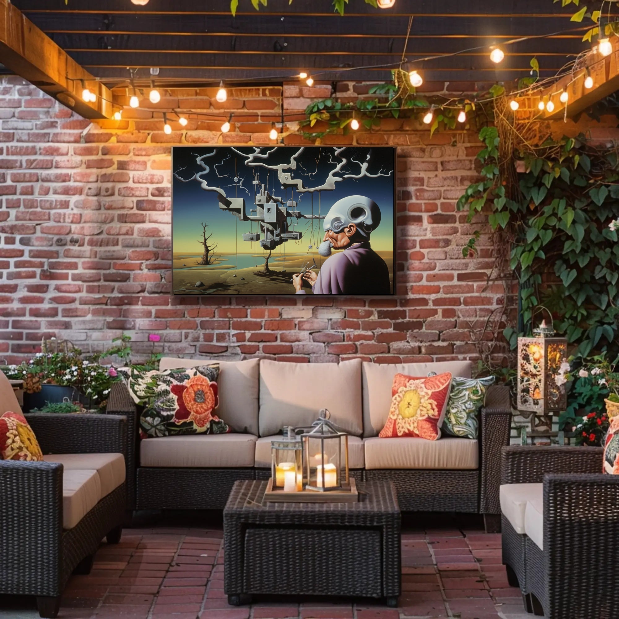 Futuristic Invention Abstract Surreal Art Sci-Fi Poster